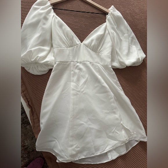 White Mini Dress - Picture 1 of 5